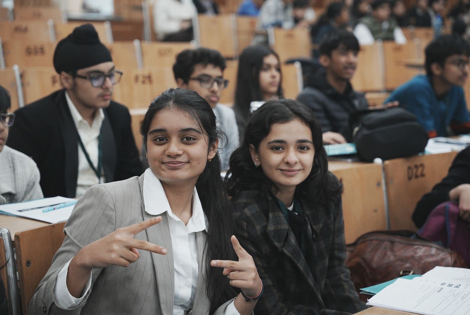 A Taivas batch in a lecture theatre